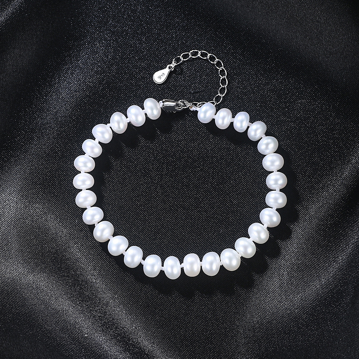 Bracelet AGB-Y50285 Factory prices Minimalist Freshwater Pearl 925 Sterling Silver Bracelet Beauty Women Gift Jewelry Manufacturer