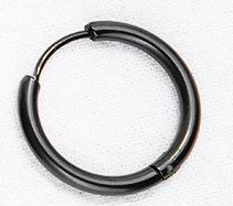 Factory Price Minimalist Gold Plated Stainless Titanium Steel Loop Hoop Earrings trendy Fashion Gift ornament Manufacture