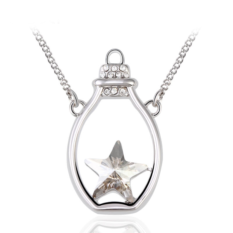 AG10606 Aquarius Design Fashion Pendant Necklace Destiny Jewellery Premium Austrian Crystal Jewelry Wholesale