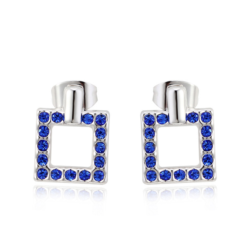 Small MOQ Perfume bottle Austrian crystal stud Earrings Beautiful Fashion Jewelry For Women Trendy Gift Jewelry 20610