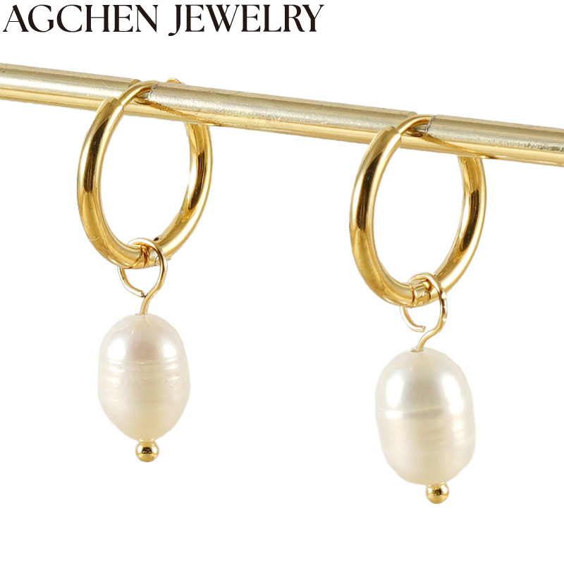 AG Minimalist Women's Pearl Earrings AG-ZYG824