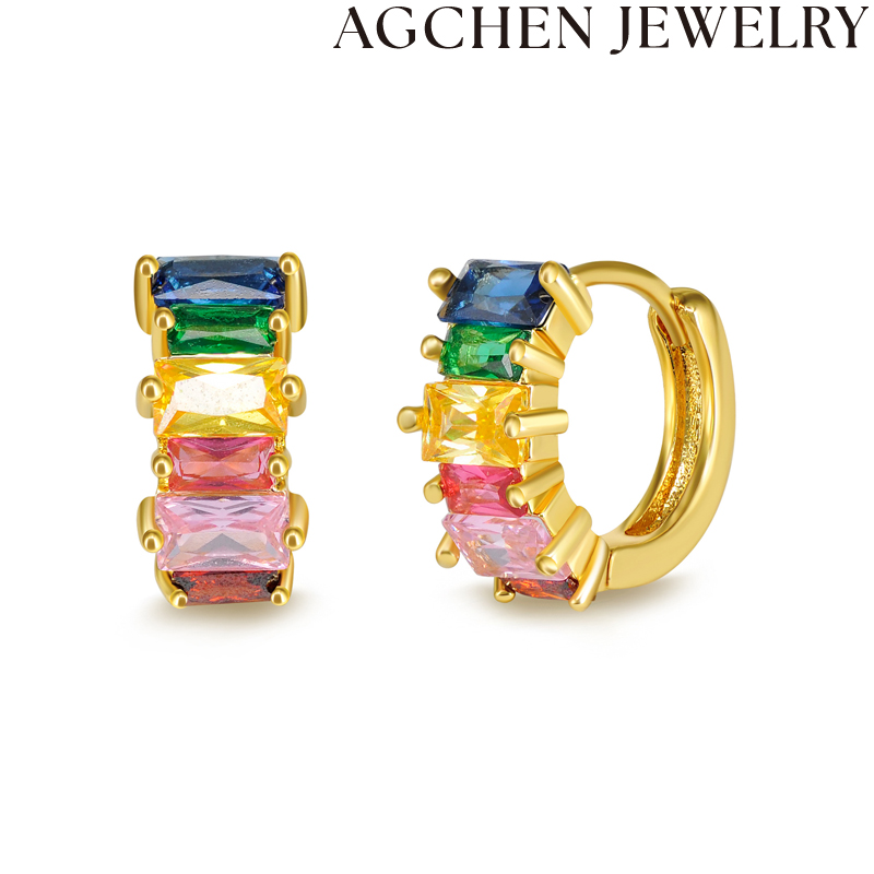 AG Starry Multicolor Zirconia Earrings AGLN1112