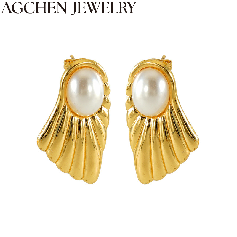 AG Elegant Women's Pearl Earrings AG-ZYG1411