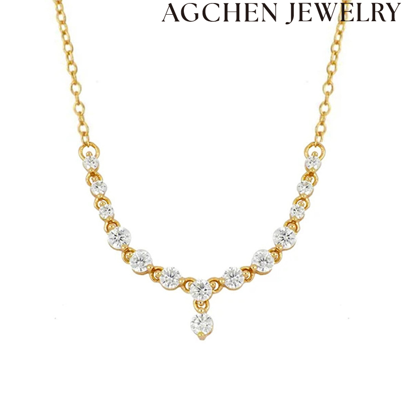 AG Elegant Zircon Necklace AGLN0379