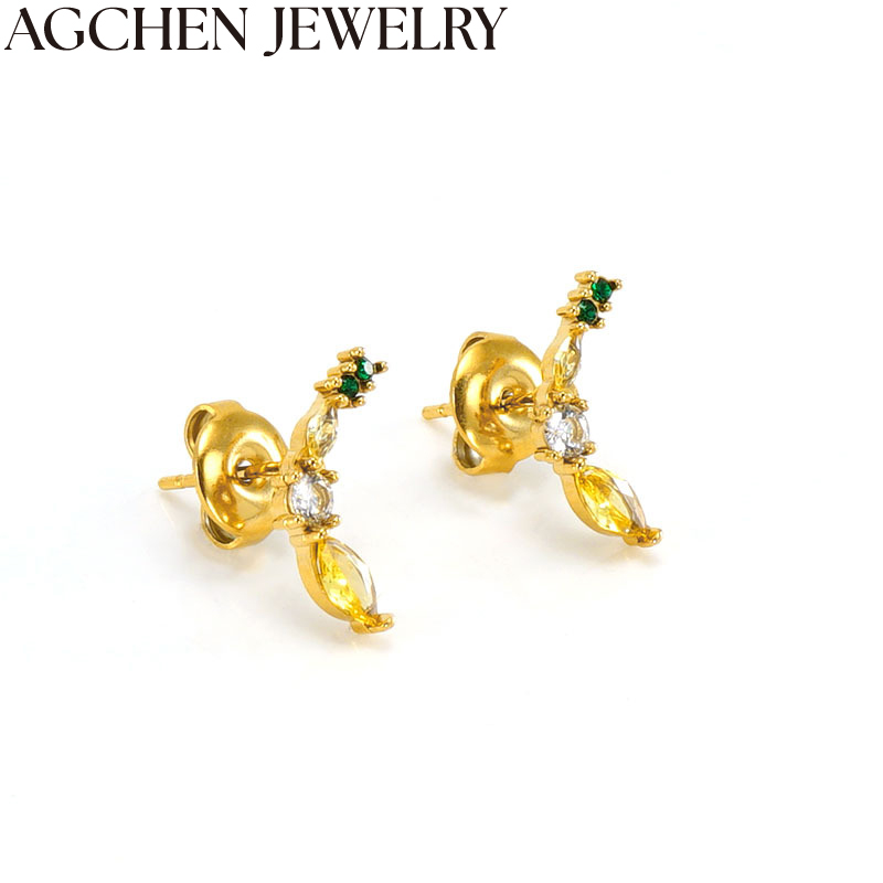 AG Cute Banana Stud Earrings AG-ZYG971