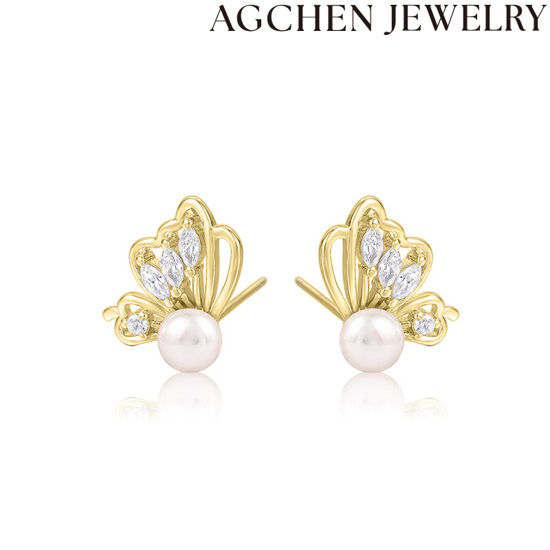 AG Butterfly Charm Earrings AGLN0711