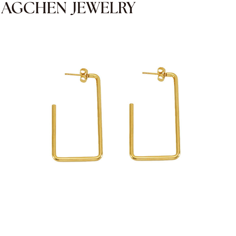 AG Minimalist Stainless Steel Earrings for Girls AG-ZYG172