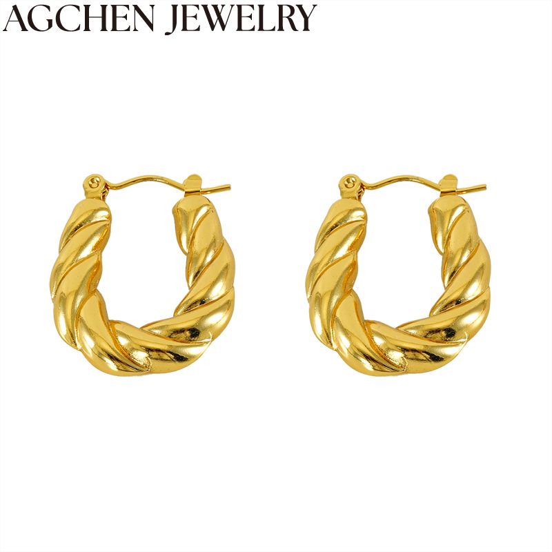 AG Trendy Twisted Earrings AG-ZYG1421