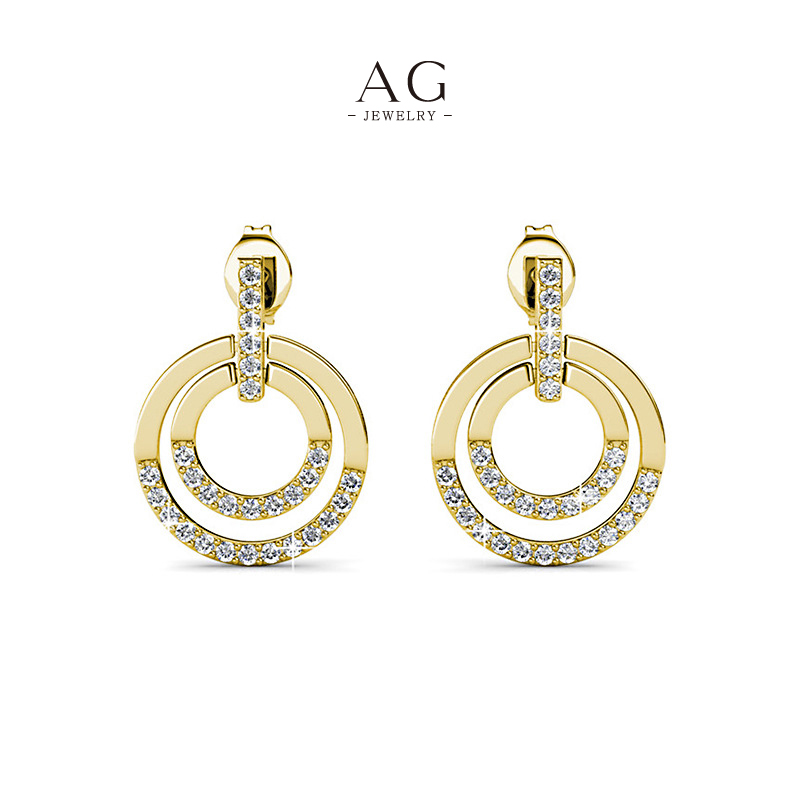 AG Fashion Forward Zirconia Earrings Runway Inspired AGDES0172