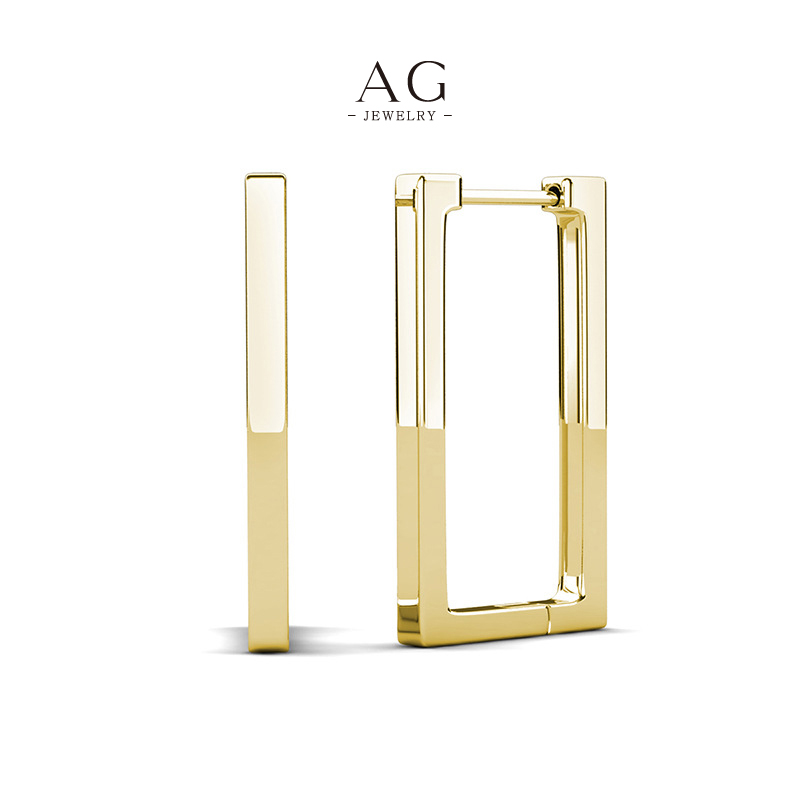 AG Sparkling Zirconia Earrings Wedding Jewelry Collection Small MOQ AGDE0773