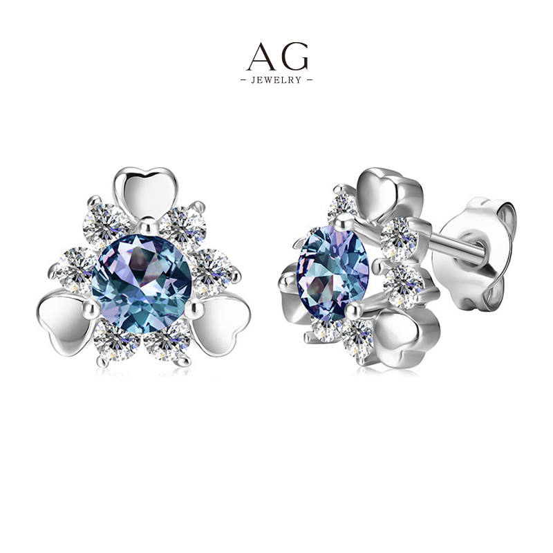 AG Sapphire Crystal Earrings Luxury Evening Wear AGDGES0024