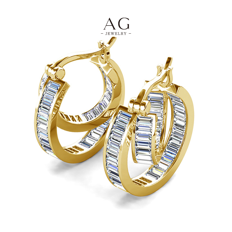 AG Minimalist Stud Earrings Everyday Essential AG JEWELRY AGDE0880