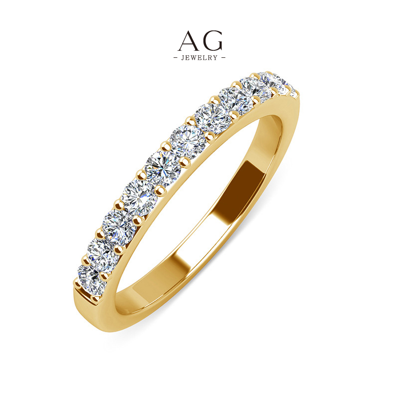 AG Pave Set Diamond Ring Luxury Evening Wear AGDR0152