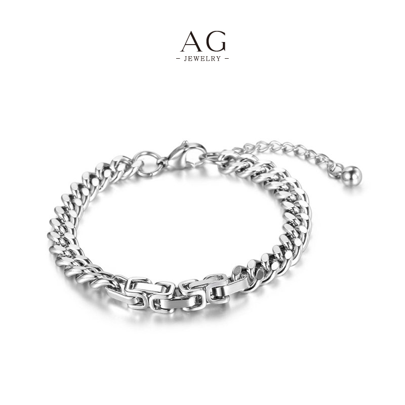 AG Men's Stainless Steel Bracelet Low Price Bulk Order Manufacturer AGYL185