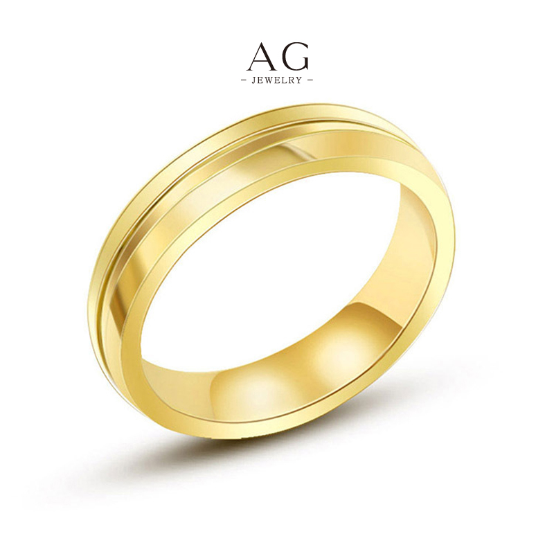 AG Men&lsquo;s Polished Band Ring Minimalist Jewelry Line Volume Order Supplier AGSA1003