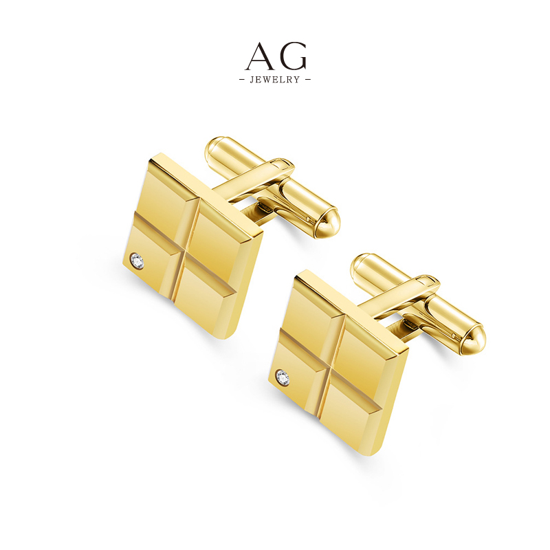 AG Men&rsquo;s Dress Cufflinks Business Attire Line OEM Manufacturer AGXK016