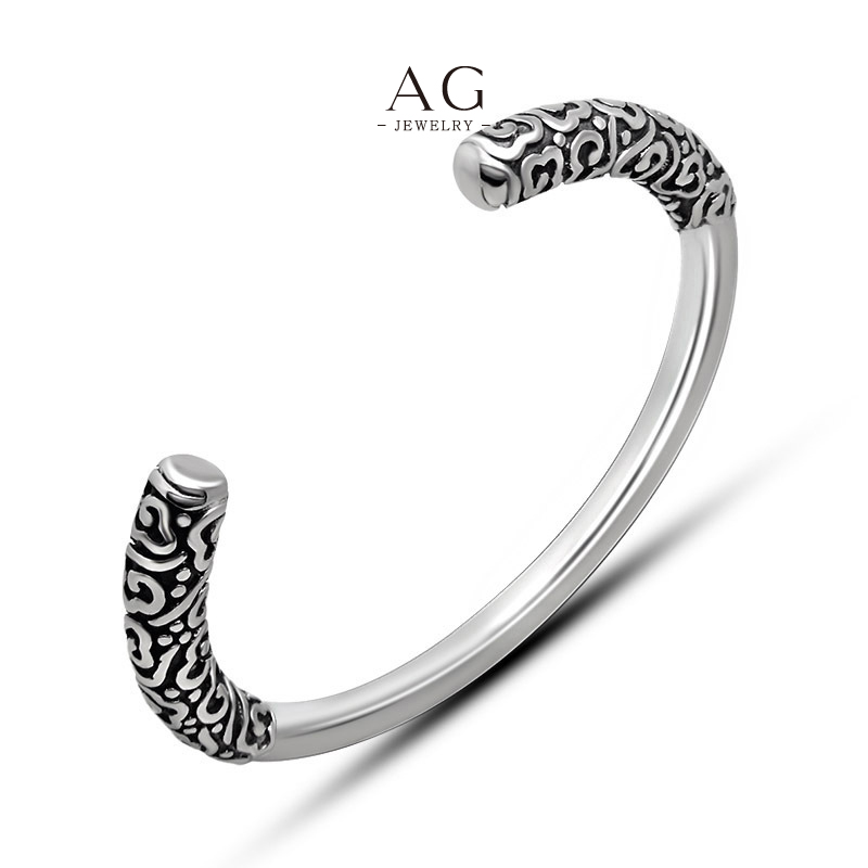 AG Men&lsquo;s Stainless Steel Bangle Minimalist Jewelry Line Volume Supplier AG JEWELRY AGSZ021