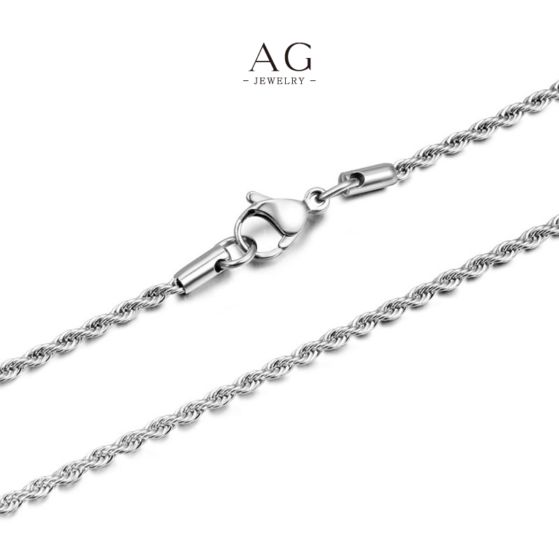 AG Men&rsquo;s Stainless Steel Necklace Collection Size Range Supplier AGCE505