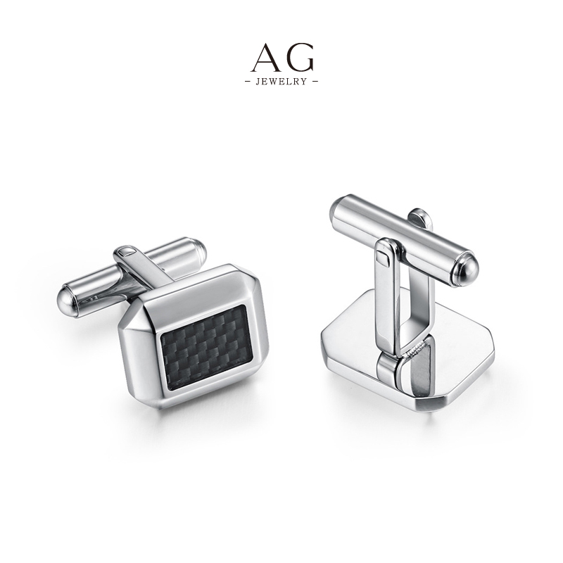 AG Men&lsquo;s Stainless Steel Cufflinks Corporate Gift Set Bulk Order AG JEWELRY AGXK013