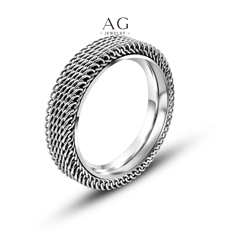 AG Men&rsquo;s Steel Ring Line Dropshipping Bulk Supplier AGSA764