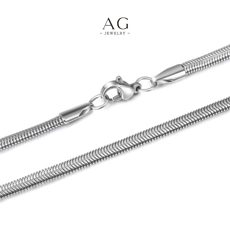 AG Men&lsquo;s Link Necklace Line Custom Sizes Available AGCE404