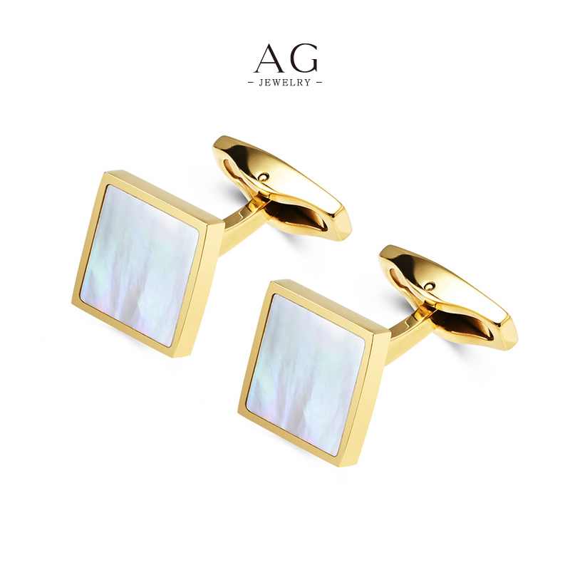 AG Men&lsquo;s Geometric Cufflinks Statement Piece Trade Show Samples AGXK001