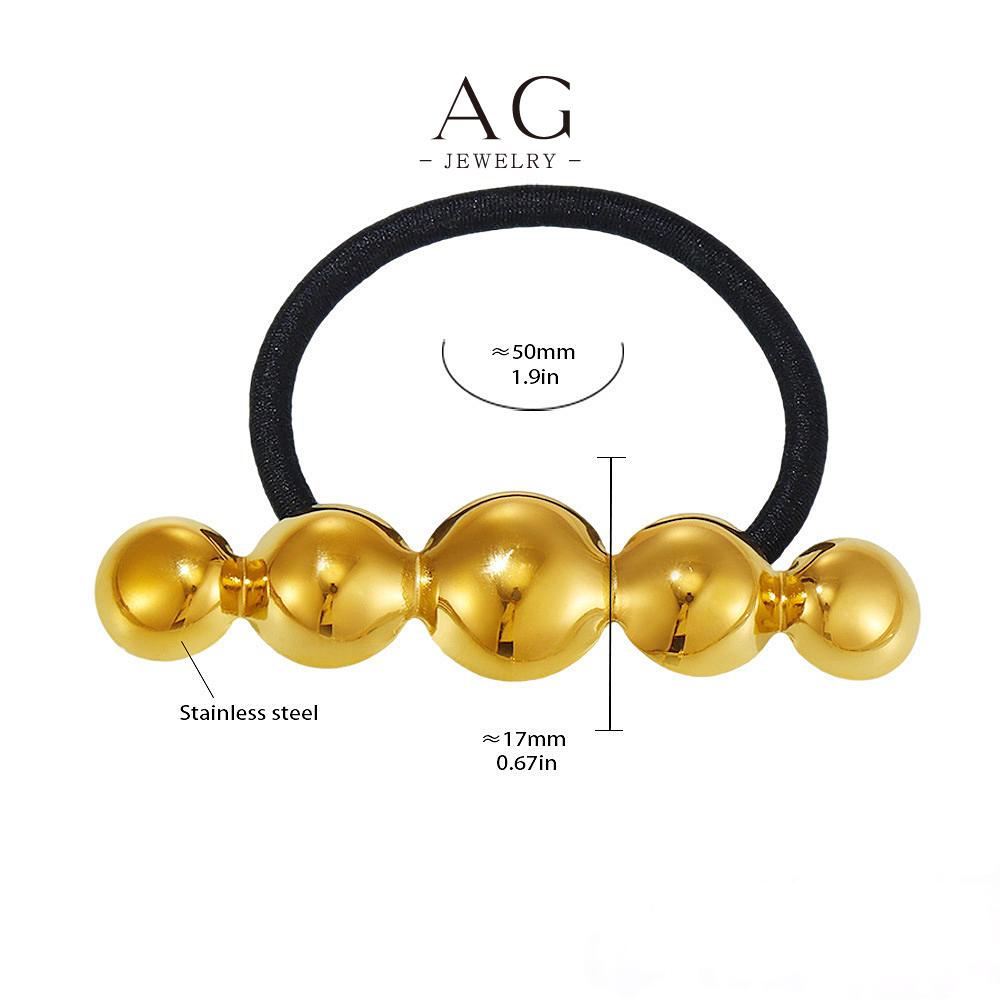 AG Stainless Steel Elegant Hair Accessory Custom Logo Small MOQ AGE586