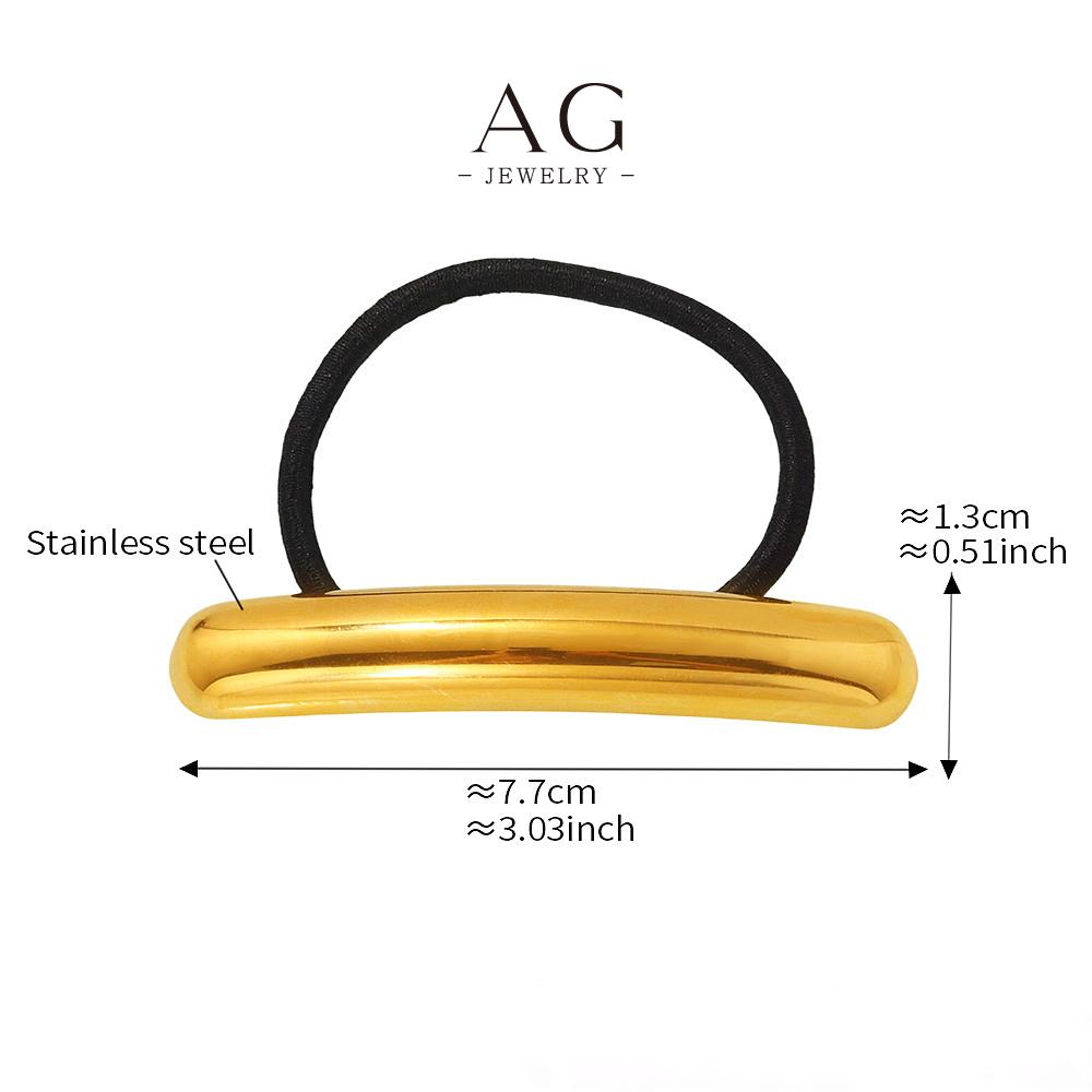 AG Stainless Steel Stackable Hair Jewelry Custom Design Small MOQ AGE610