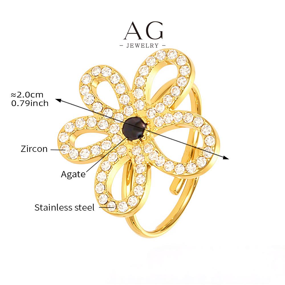 AG Floral Jewelry Set Necklace Earrings Multi Charm Garden Party Collection AGTXA293