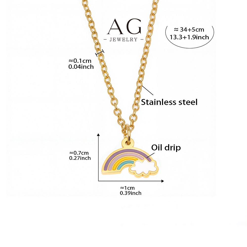 AG Rainbow Color Jewelry Set Kids Multicolor Gift Set B2B Wholesale Supplier AGTXP264