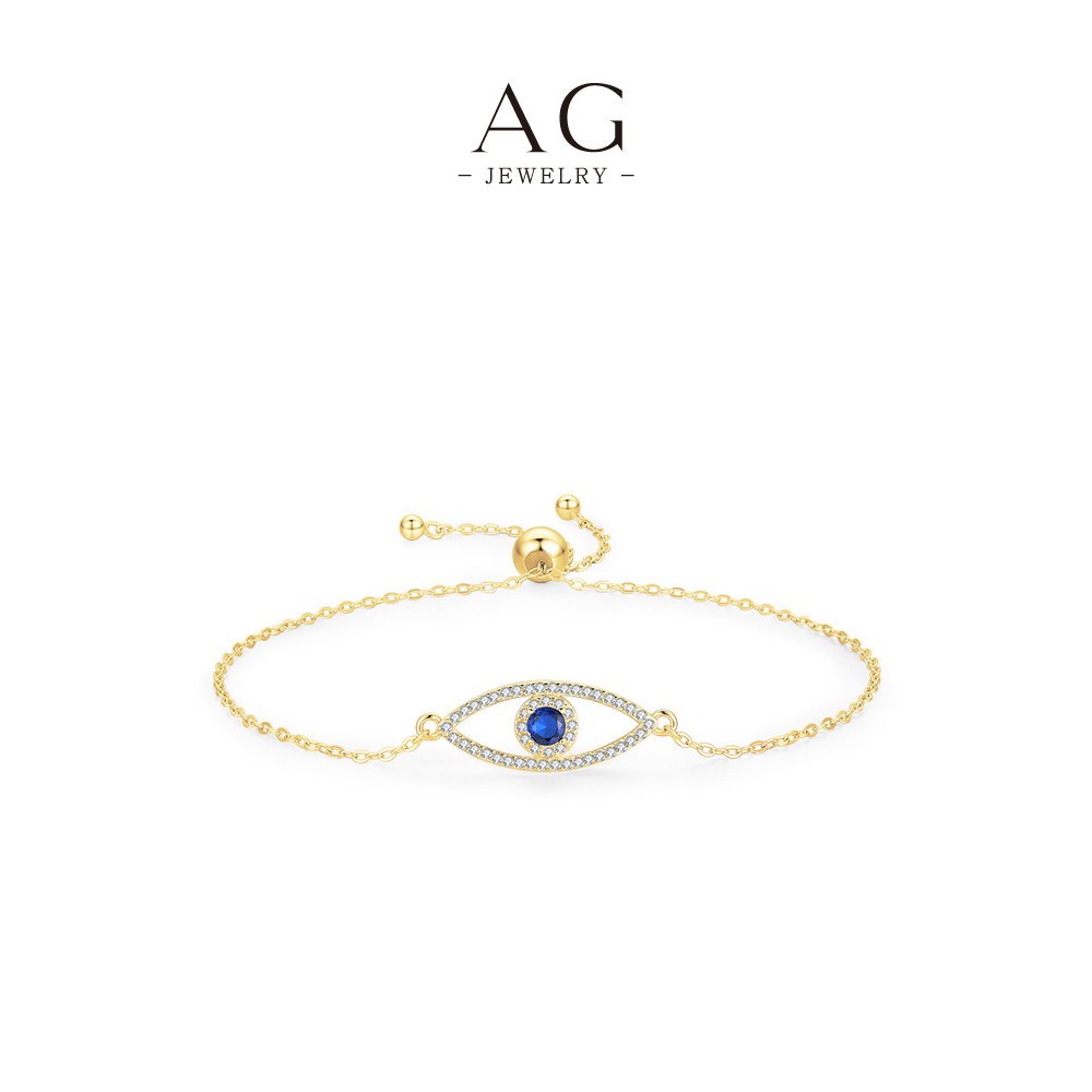 AG Evil Eye Bracelet 925 Sterling Silver Protective Talisman Jewelry AGRHB1397