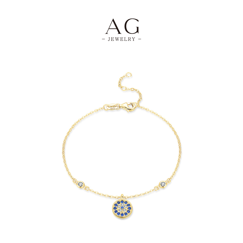 AG Evil Eye Bracelet 925 Sterling Silver Protective Talisman Jewelry AGRHB1396