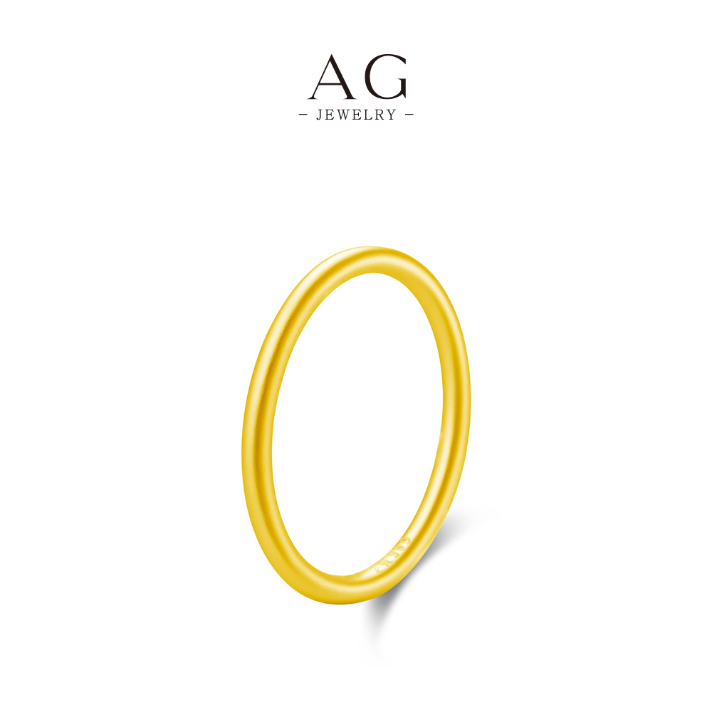 AG Plain Band Ring 925 Sterling Silver Minimalist Stackable Jewelry AGR01365-1