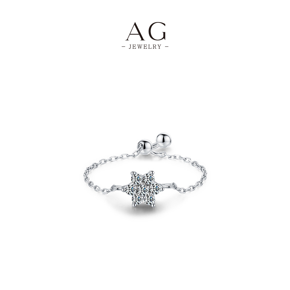 AG Adjustable Geometric Ring Set 925 Sterling Silver Multi Shape Stackable Collection AGRHR1186