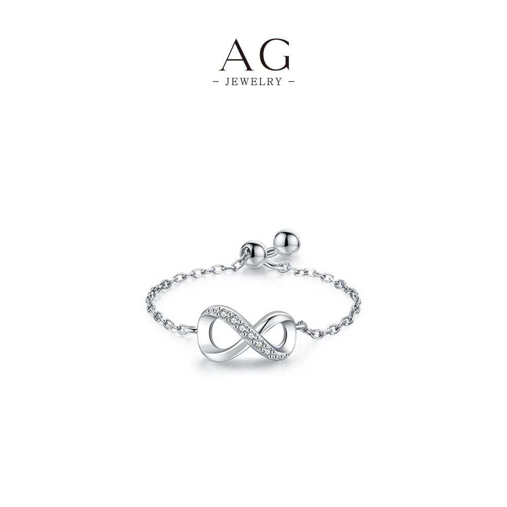 AG Adjustable Geometric Ring Set 925 Sterling Silver Multi Shape Stackable Collection AGRHR1172 