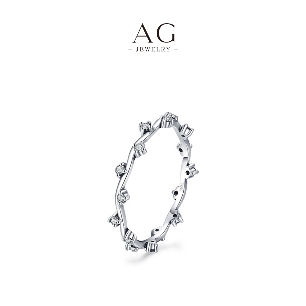 AG Blossom Floral Ring 925 Sterling Silver Garden Fantasy Jewelry AGRHR809