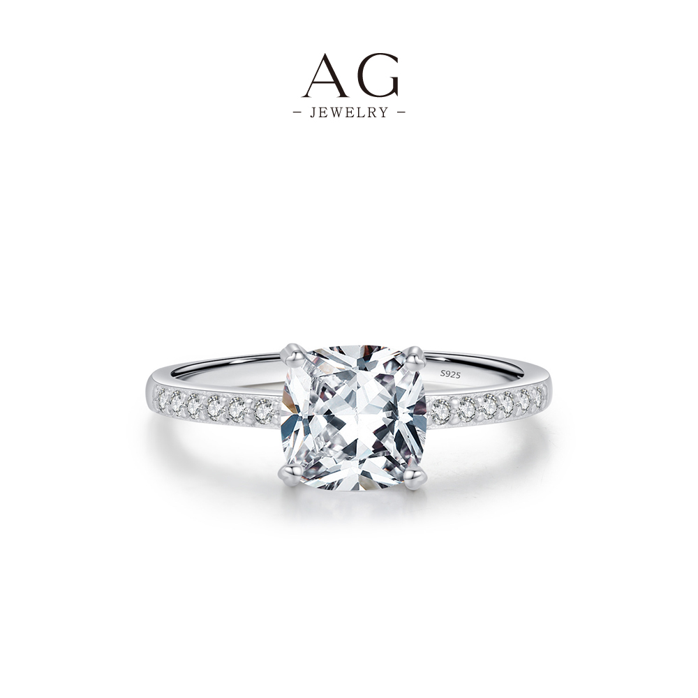 AG 925 Sterling Silver Ring Minimalist Dainty Jewelry for Women AGRHR1552