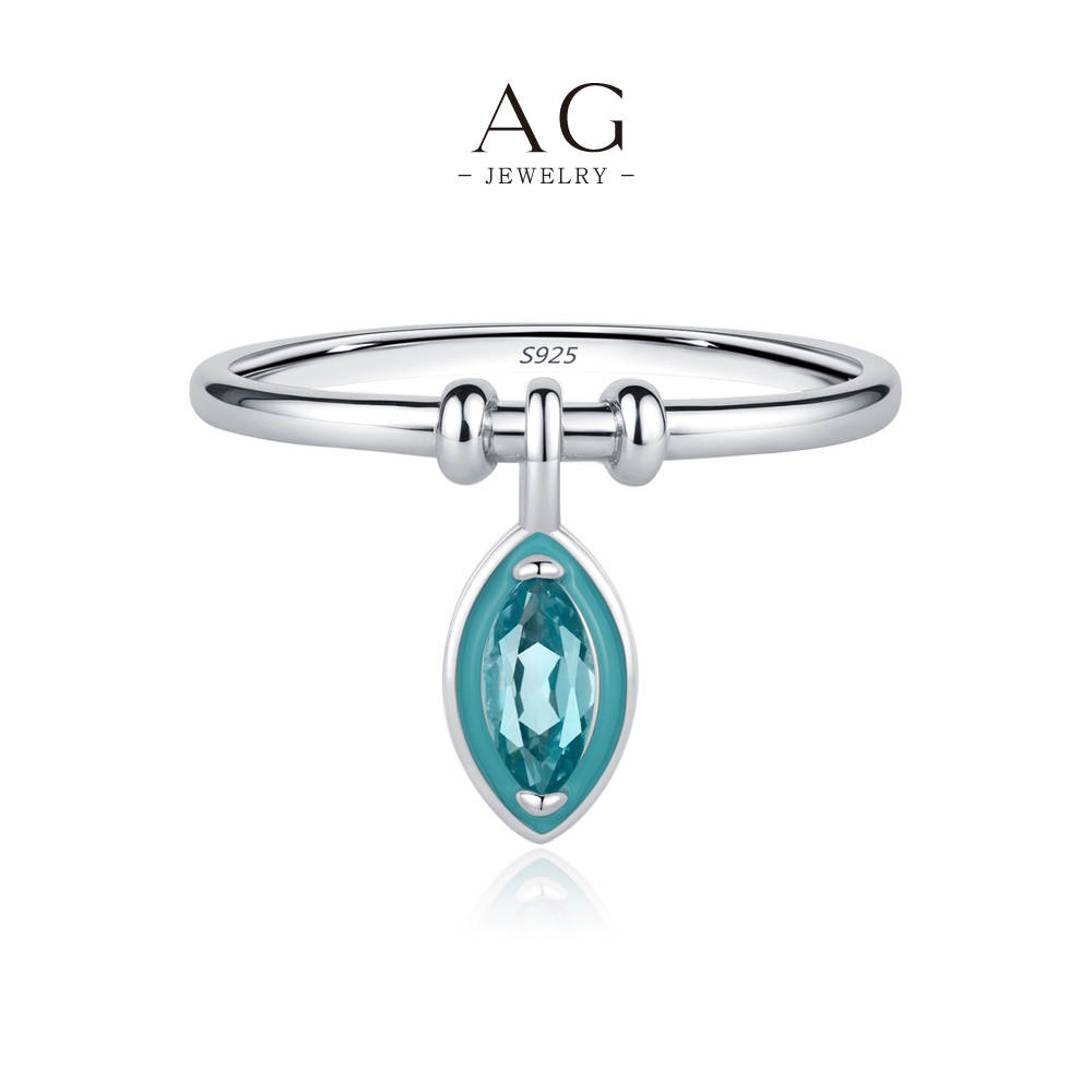 AG Charm Gallery Ring 925 Sterling Silver Personal Story Jewelry AGRHR1835