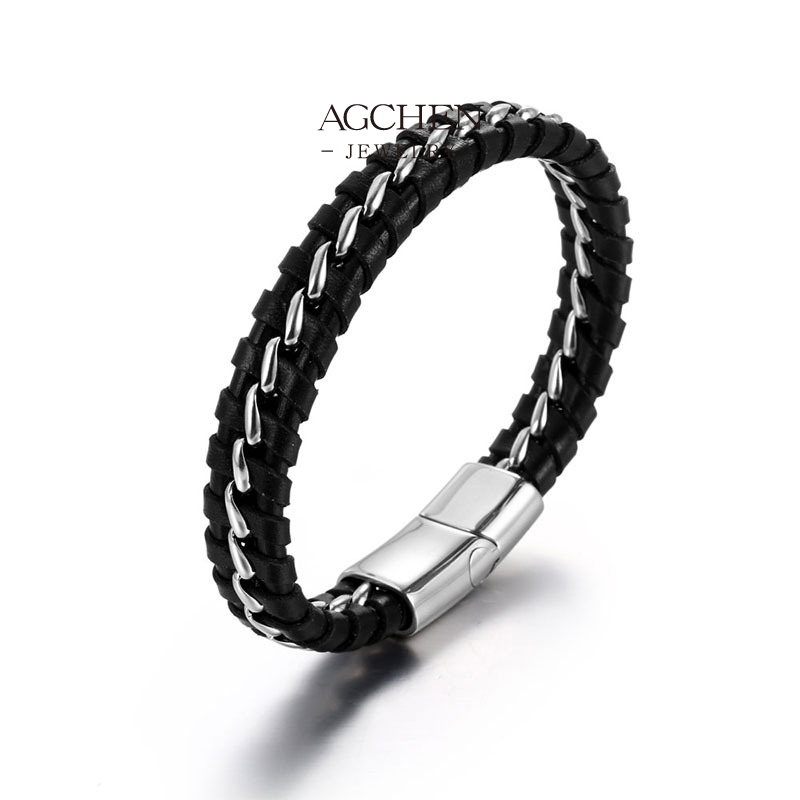 AGCHEN Men's PU Camo Strap Bracelet Factory Direct Worldwide Shipping AGYL148