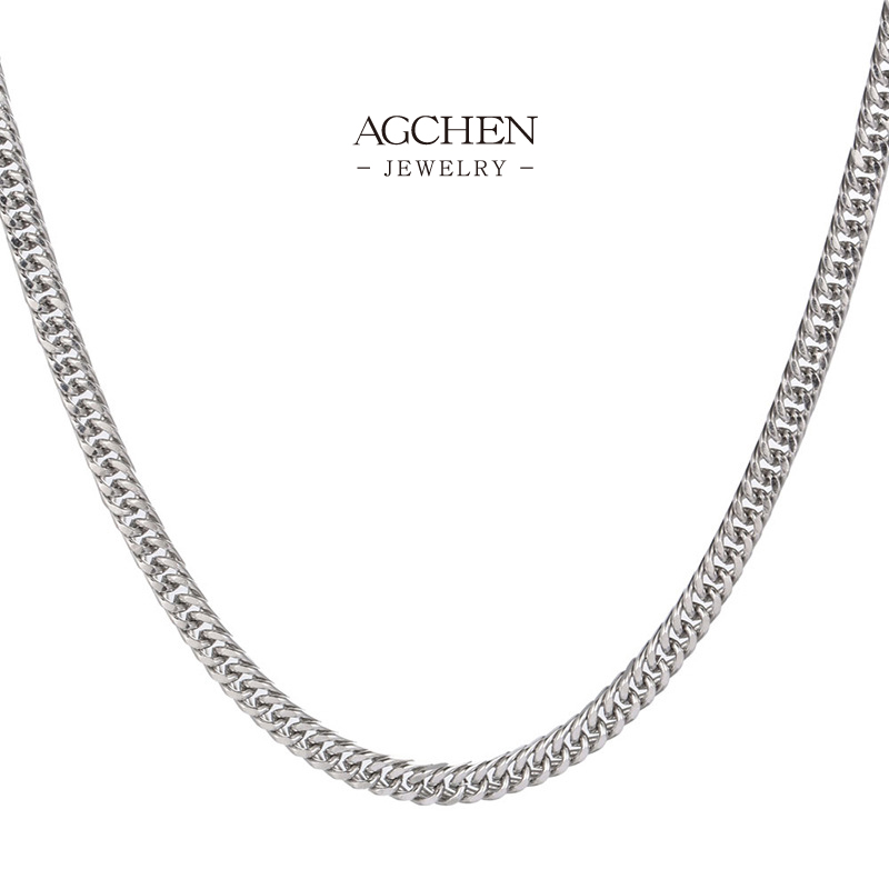 AGCHEN Men's Stainless Steel Mens Necklace Trade Price Jewelry Manufacturer AGYL149