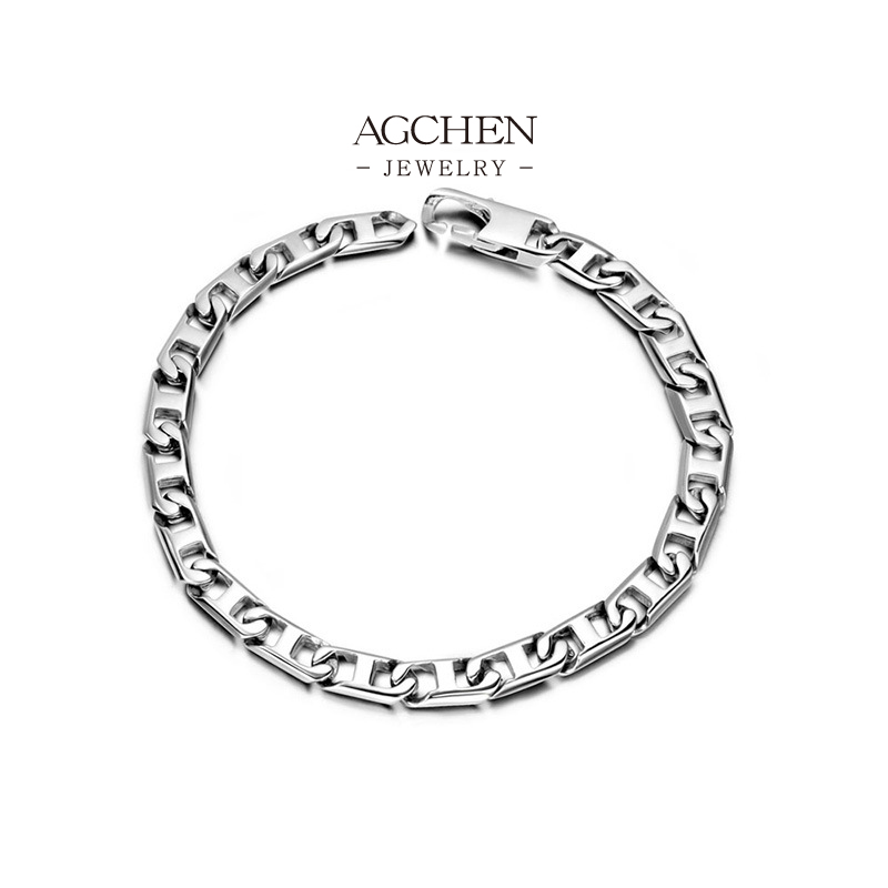 AGCHEN Men's Stainless Steel Armband Wholesale Supplier Small Order AGCE142