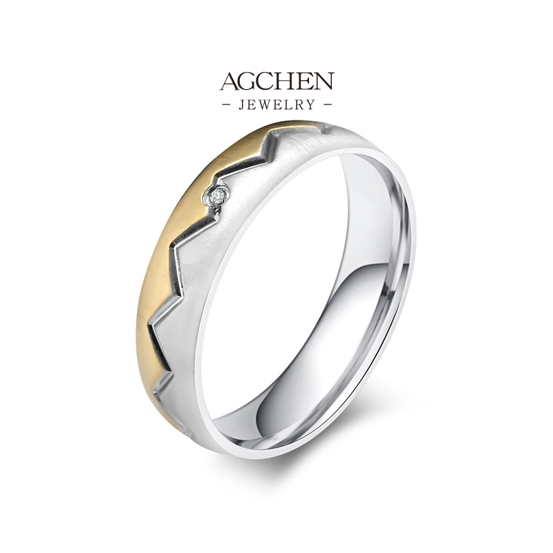AGCHEN Men&lsquo;s Metal Ring Line Corporate Gift Supplier AGJZ063