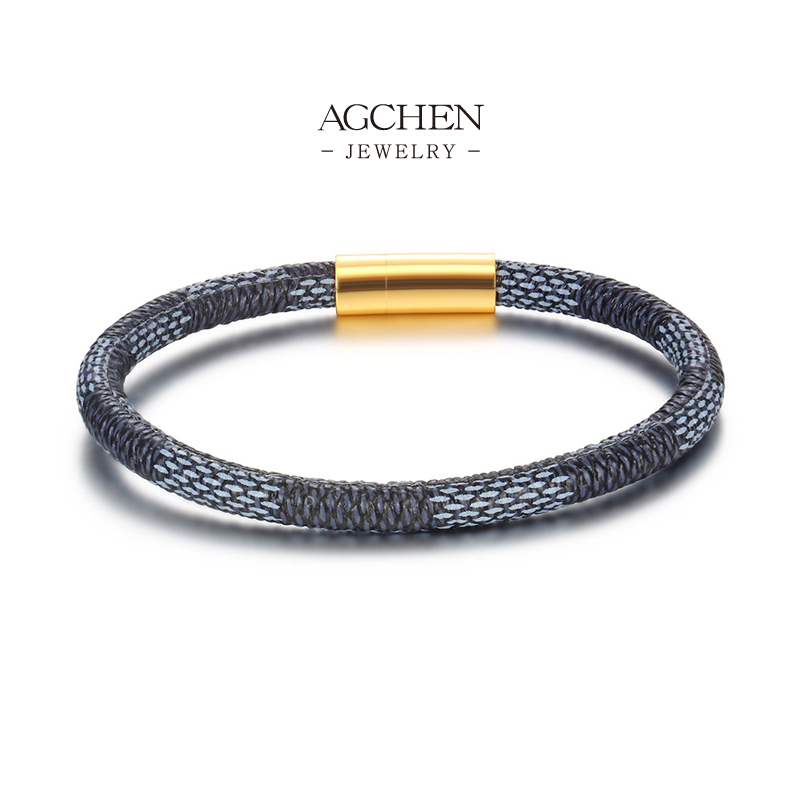 AGCHEN Men's PU Sport Bracelet Wholesale Supplier Small Order AGYL636