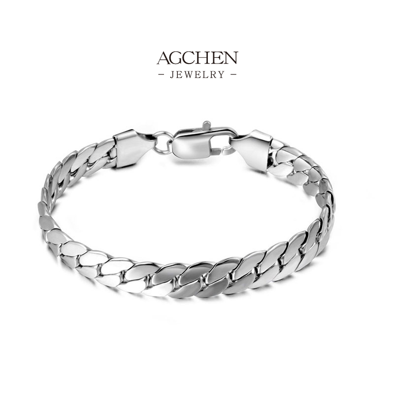 AGCHEN Men's Stainless Steel Accessory Bracelet Direct Factory Bulk Orders AG JEWELRY AGCE523