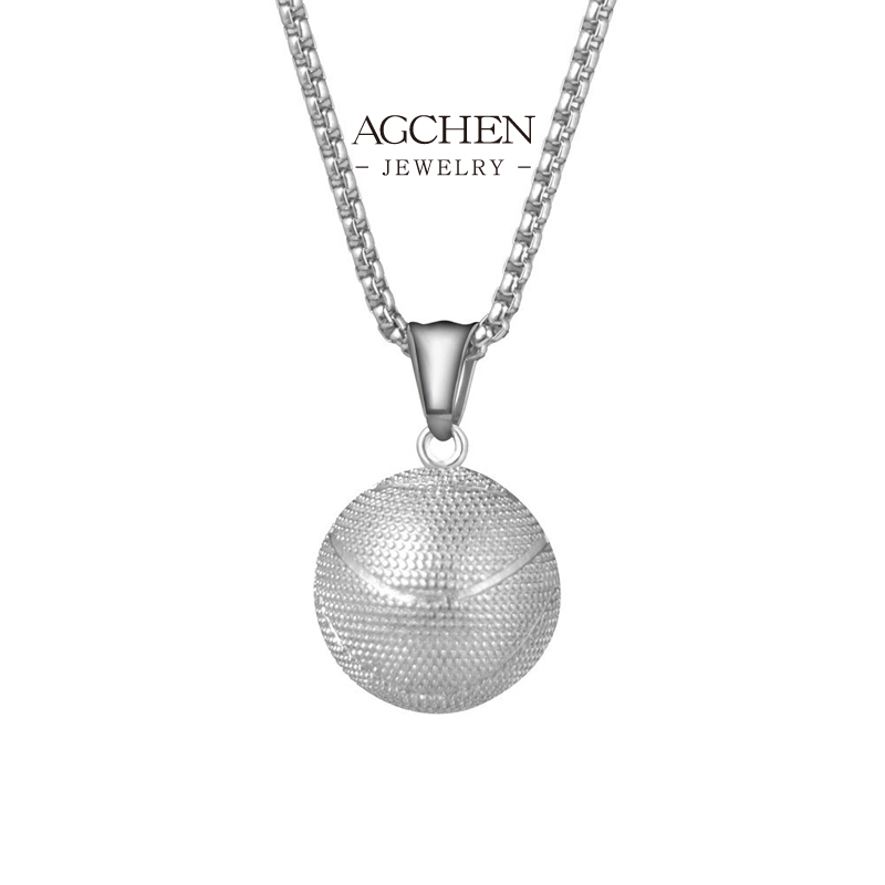 AGCHEN Men&rsquo;s Steel Pendant Necklace Bulk Inventory Exporter AGSP1005
