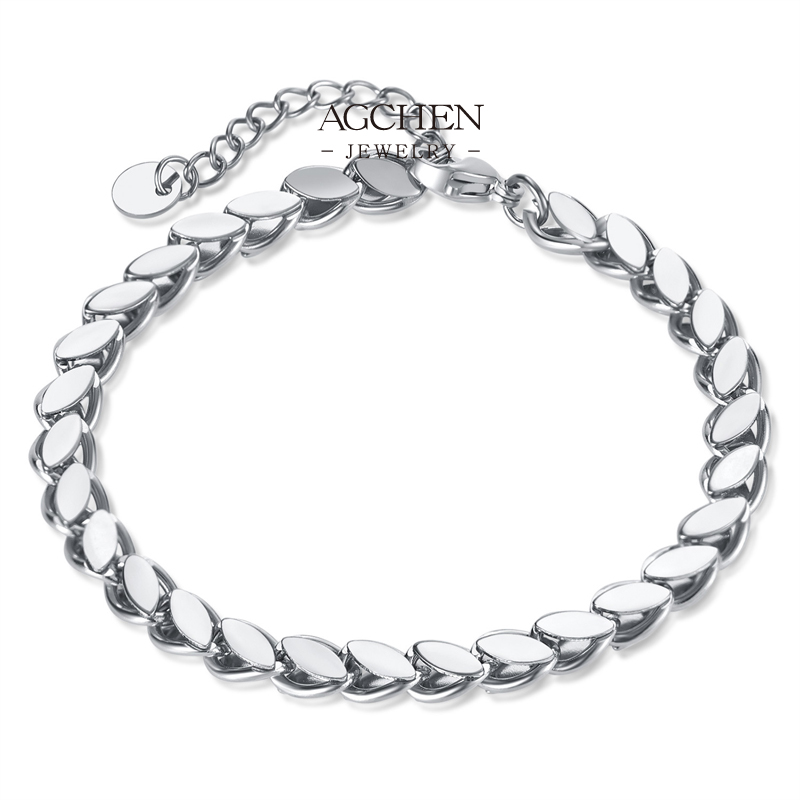 AGCHEN Men's Chain Link Bracelet Industrial Jewelry Line Volume Supplier AGGS1490