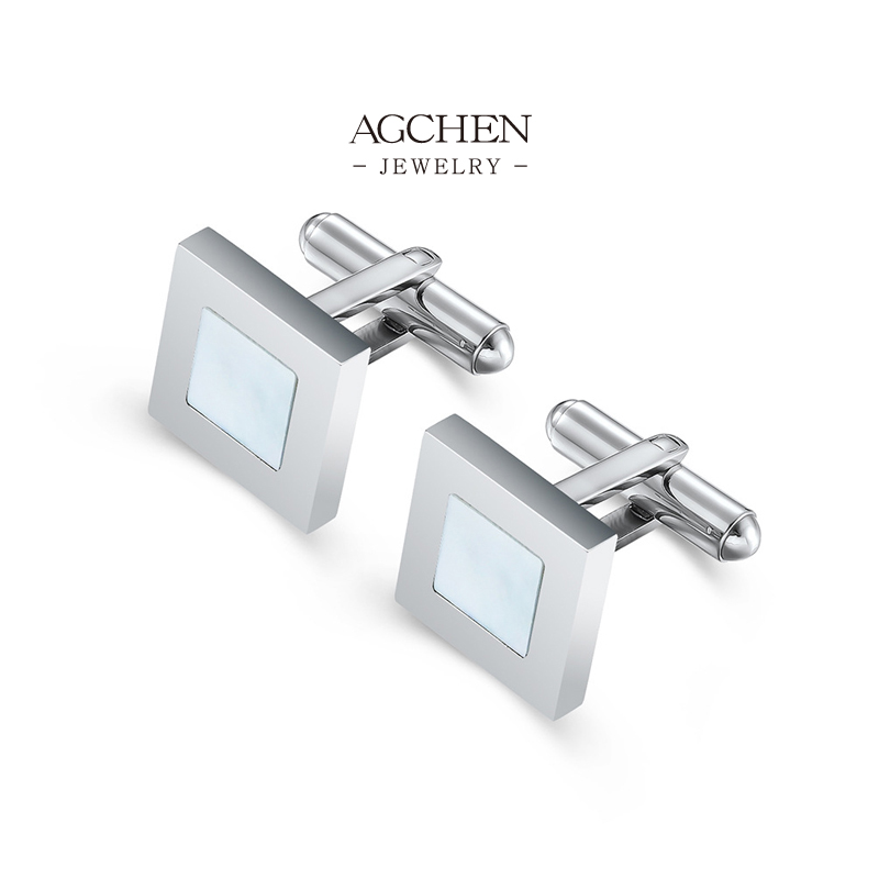 AGCHEN Men&rsquo;s Modern Cufflinks Contemporary Collection B2B Distributor AGXK002