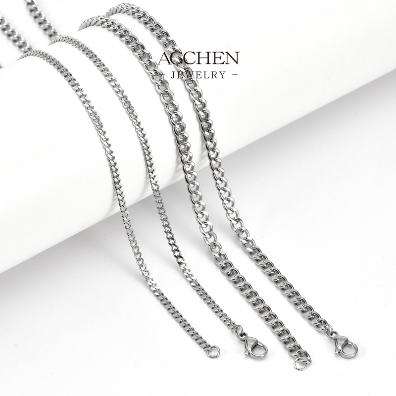 AGCHEN Men&rsquo;s Steel Pendant Chain Private Label Service AGCE577