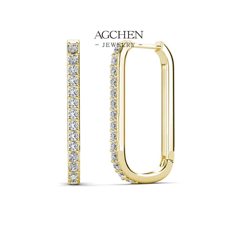 AGCHEN Custom Logo Earrings Private Label Service Worldwide Shipping AGDE0774