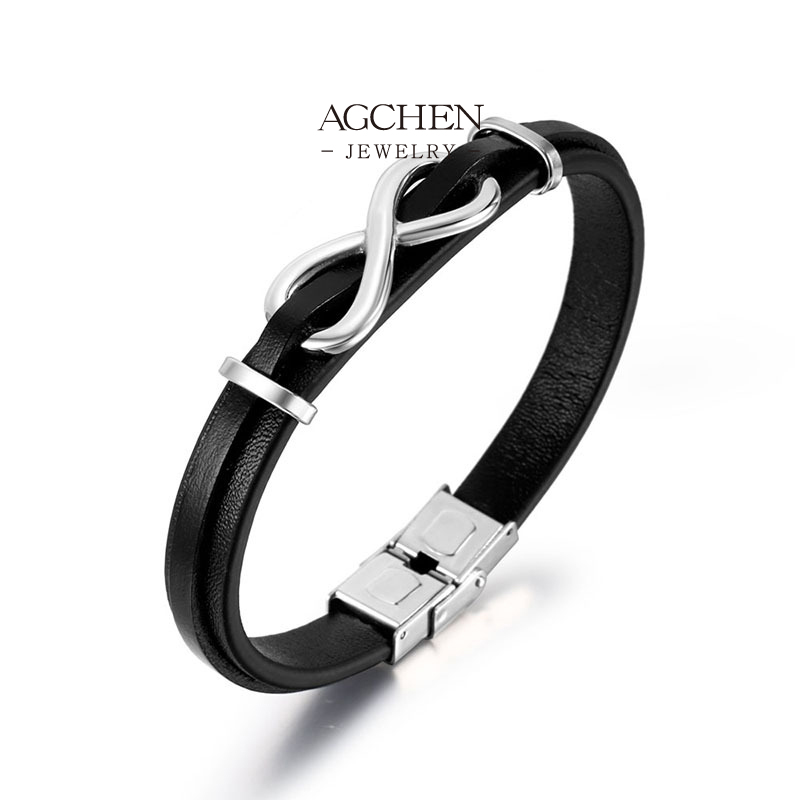 AGCHEN Men's PU Wrist Wrap OEM Manufacturer BSCI Certified AGYL052